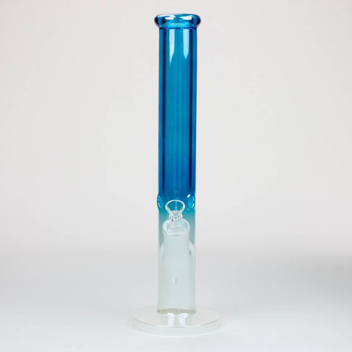 Electroplated Gradient Classic tube 9 mm glass pipes 16"_2