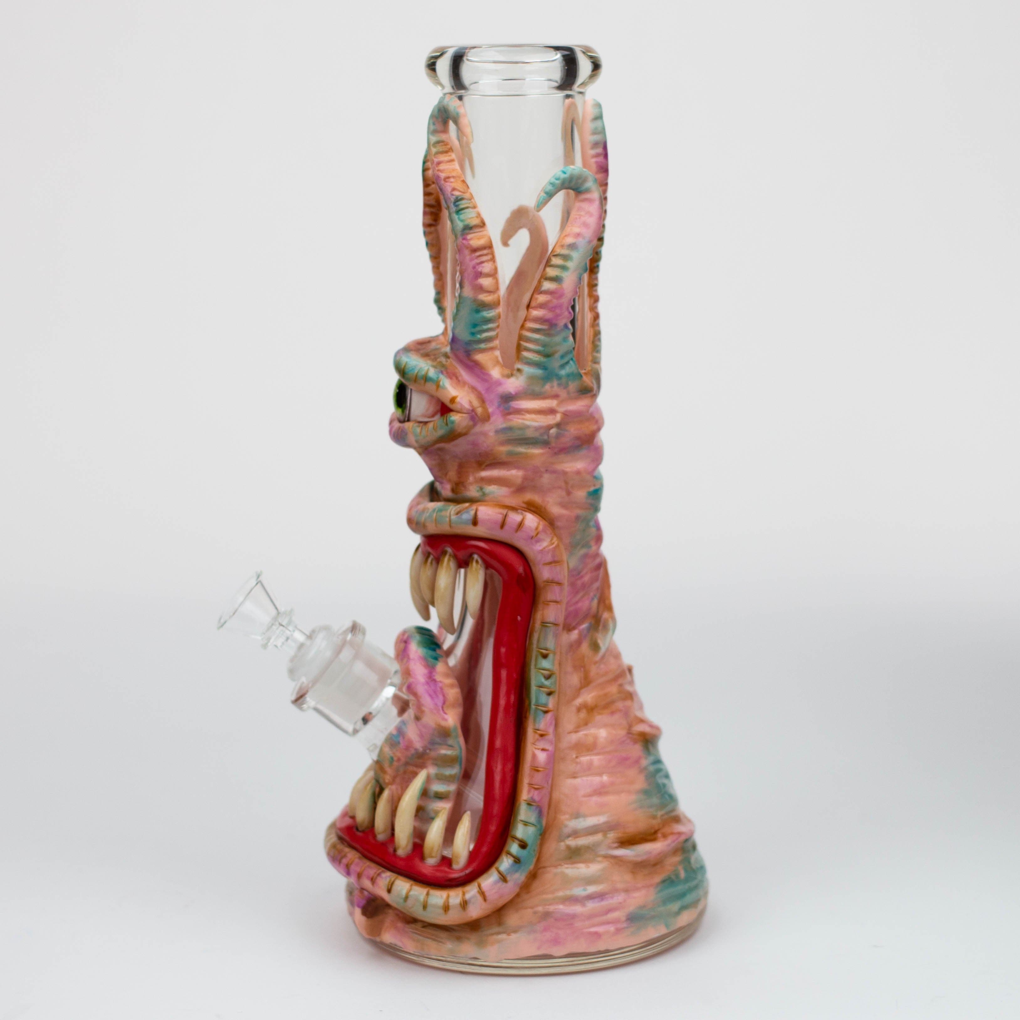 PHOENIX STAR 12.5"  Resin 3D artwork 7mm glass beaker water pipes_4