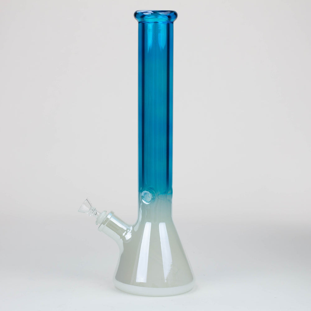 Electroplated Gradient Classic beaker 9 mm glass pipes 16"_1