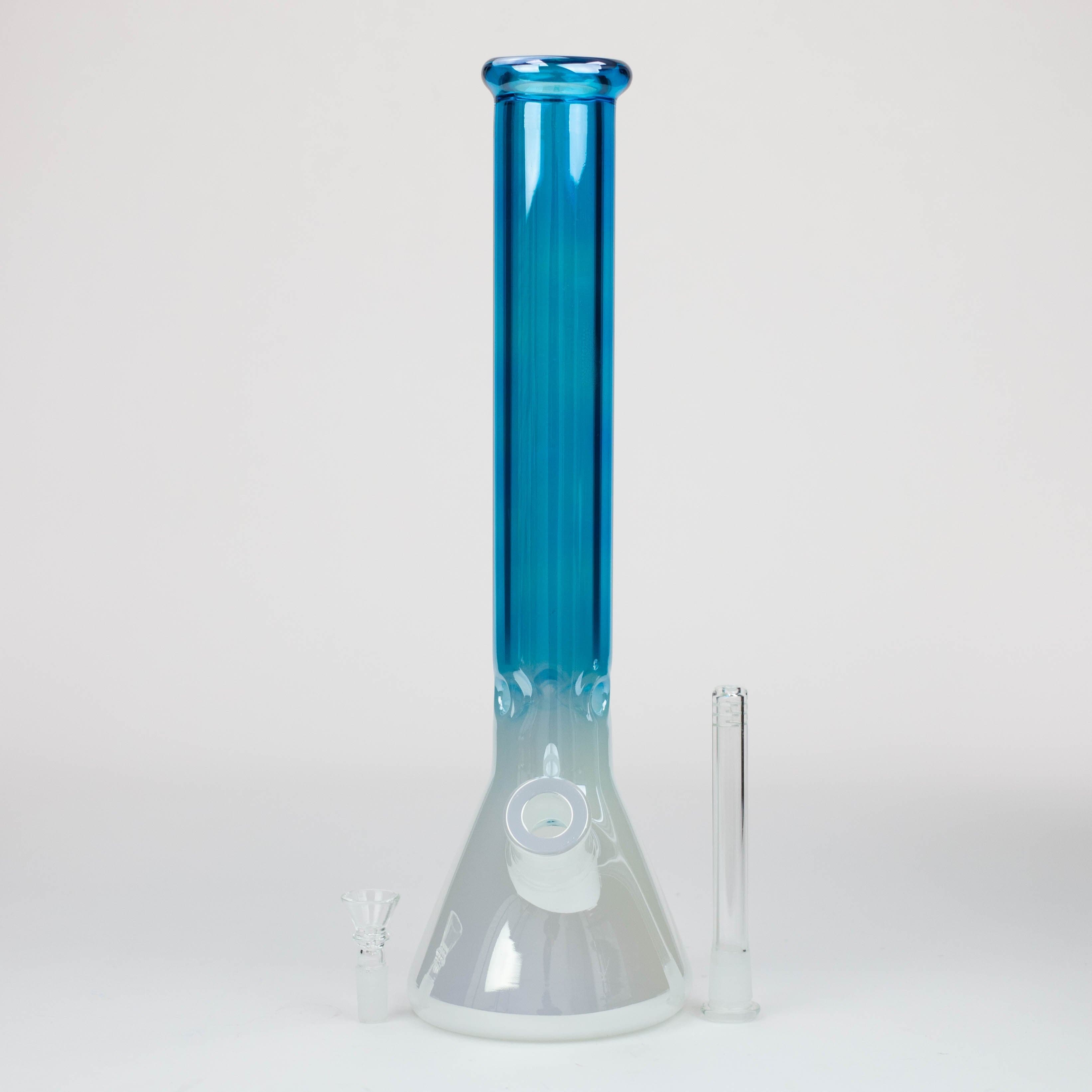 Electroplated Gradient Classic beaker 9 mm glass pipes 16"_6