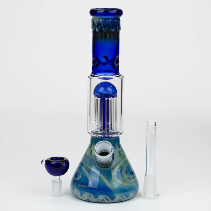 Silver fumed glass water pipes 11"_8