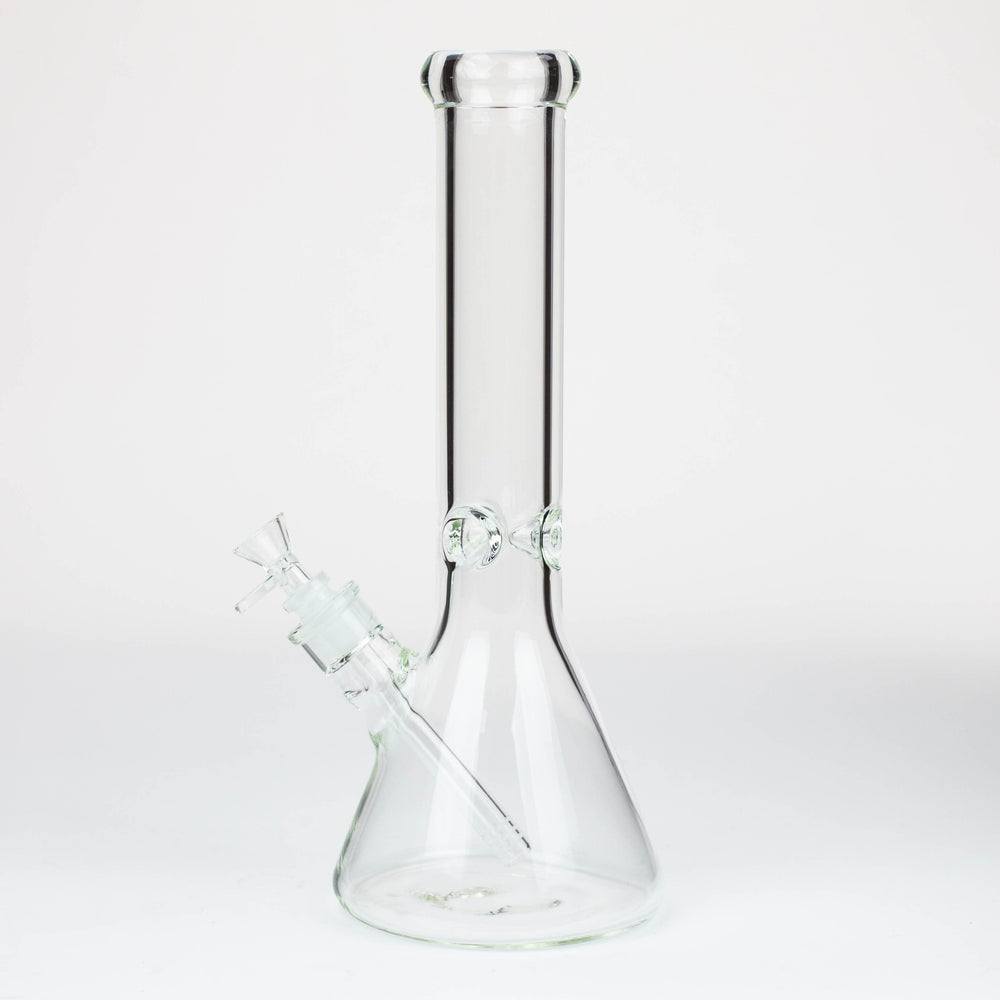 Classic beaker 7 mm glass water pipes 12"_1