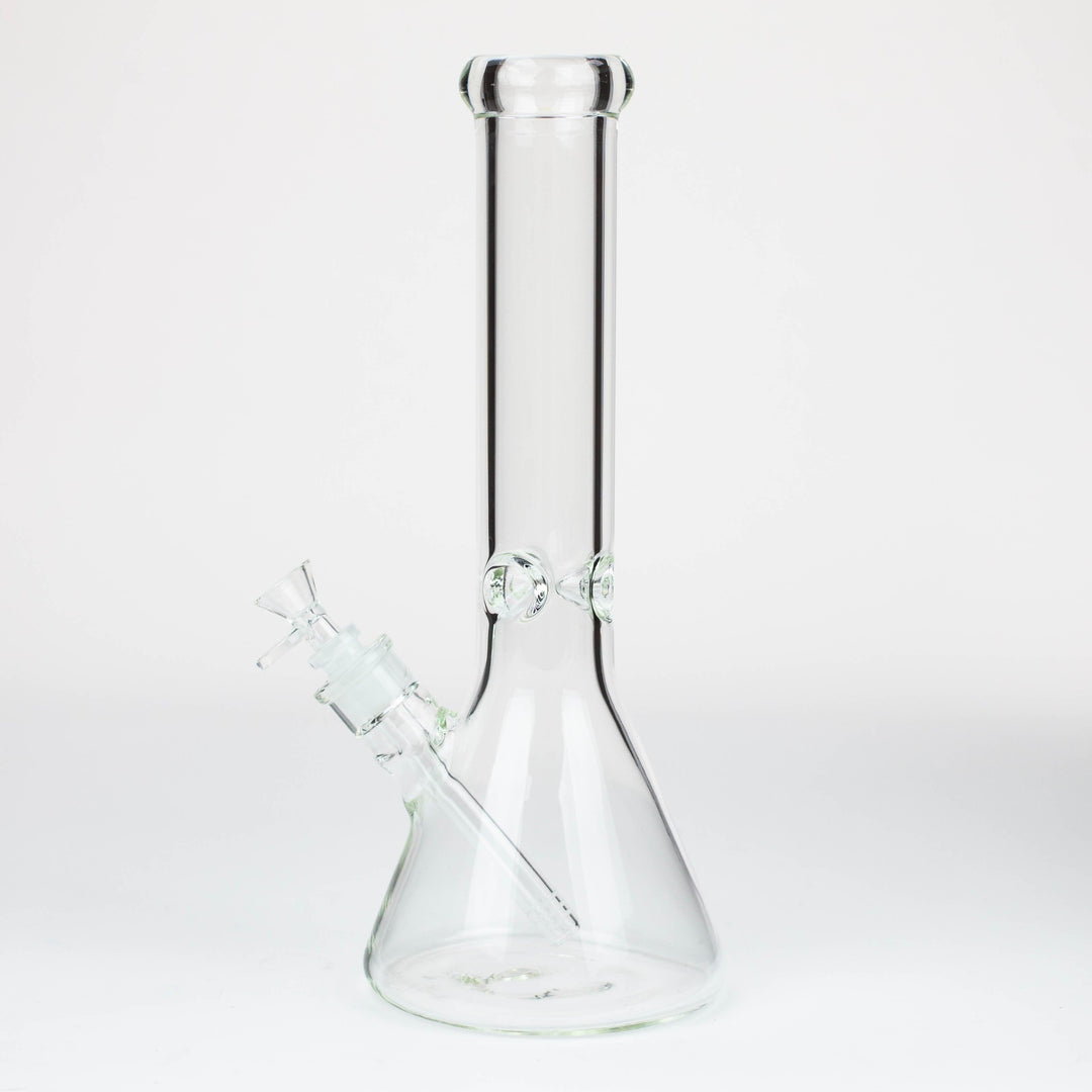 Classic beaker 7 mm glass water pipes 12"_1