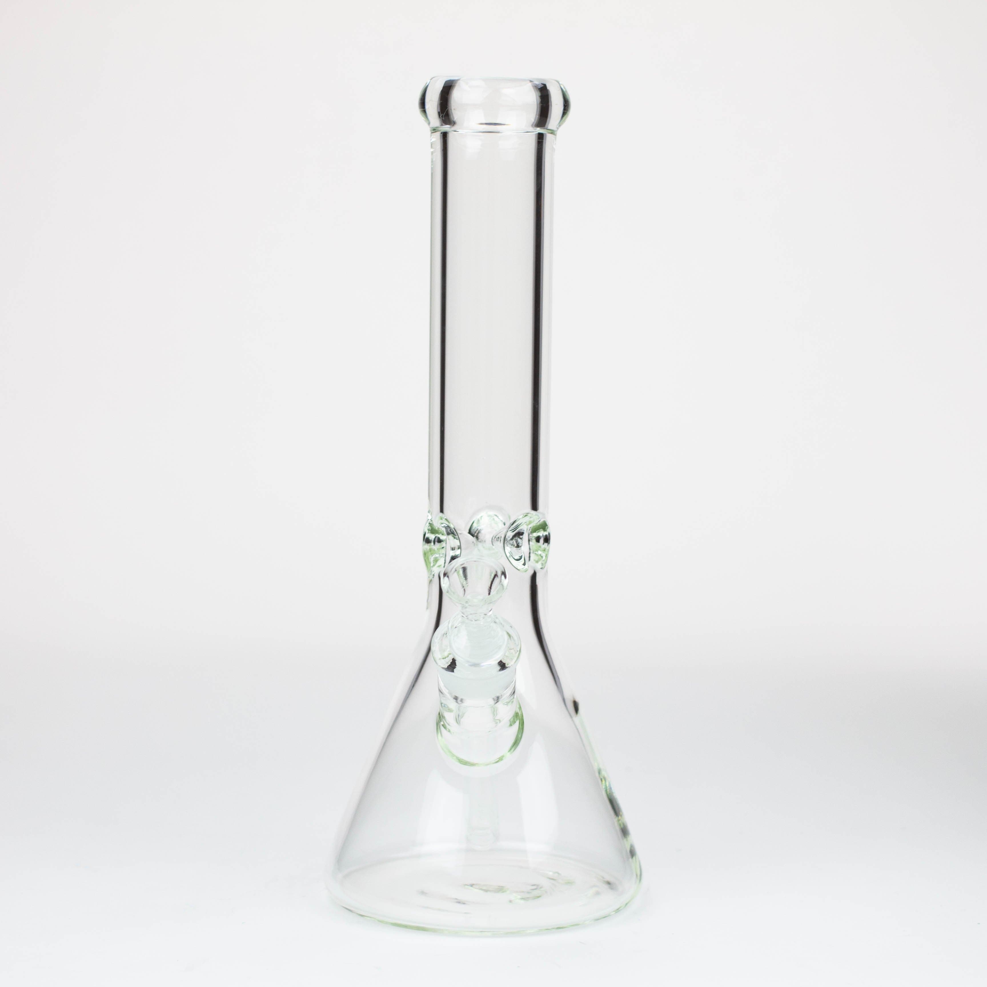 Classic beaker 7 mm glass water pipes 12"_2