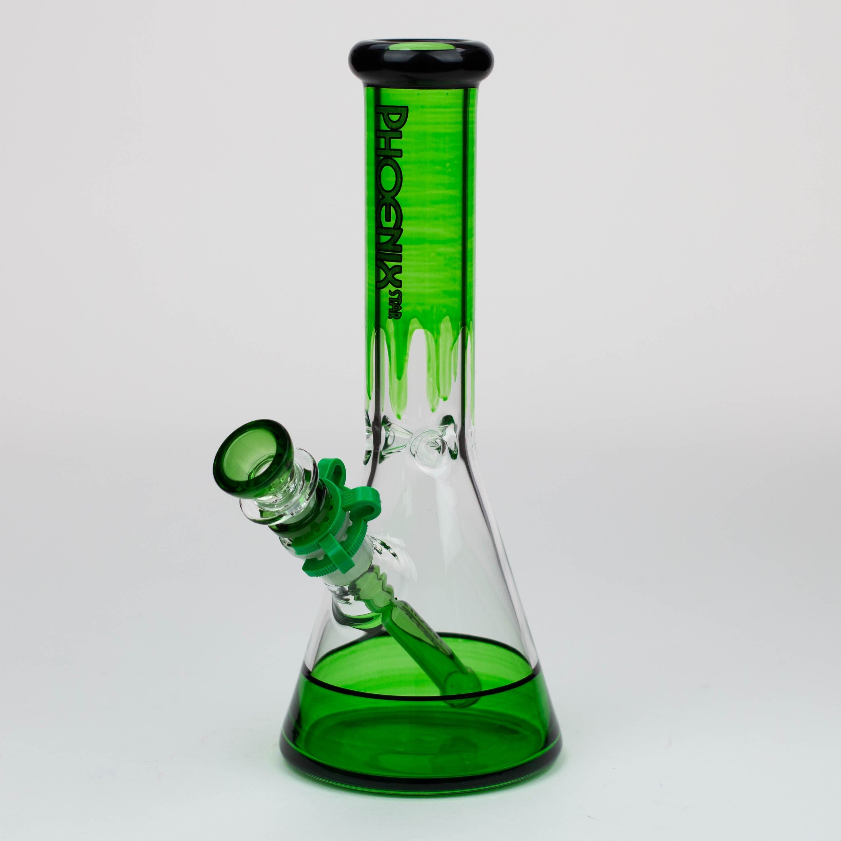 PHOENIX STAR 10" glass water pipes with clip_8