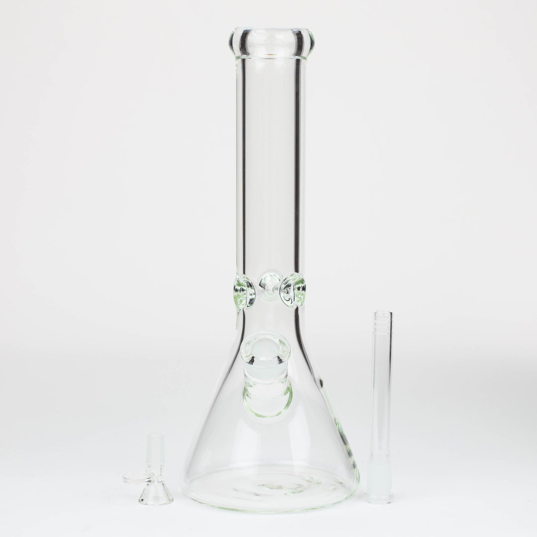 Classic beaker 7 mm glass water pipes 12"_6