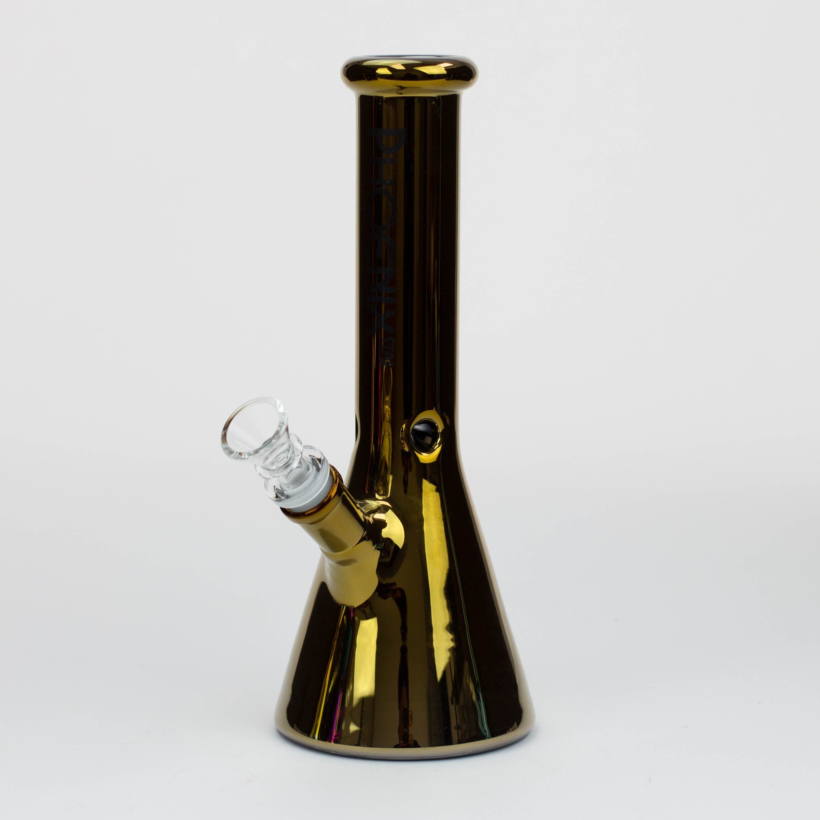 PHOENIX STAR 10" Electrooplated glass water pipes_6