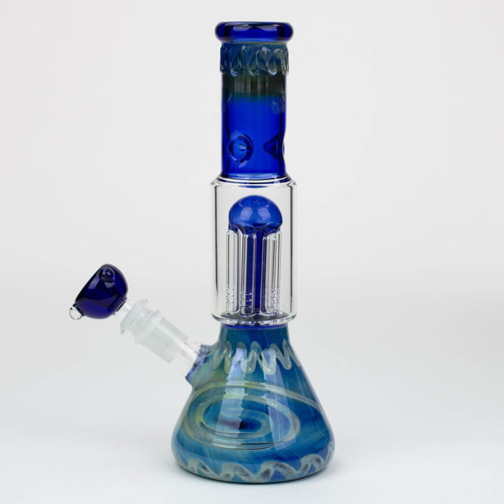 Silver fumed glass water pipes 11"_1