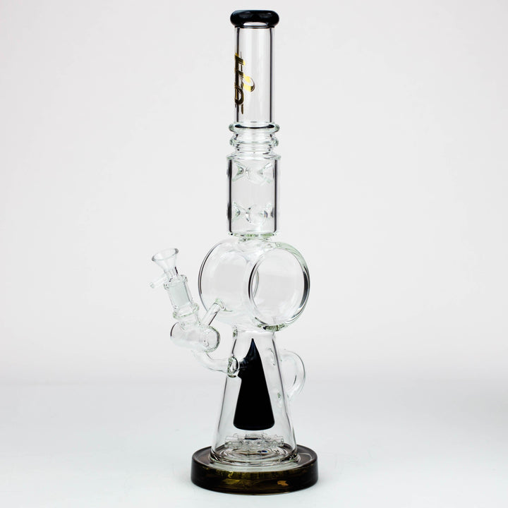 H2O Cone diffuser glass water pipes 18"_1