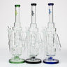 H2O Three Honeycomb silnders glass water recycle pipes 17"