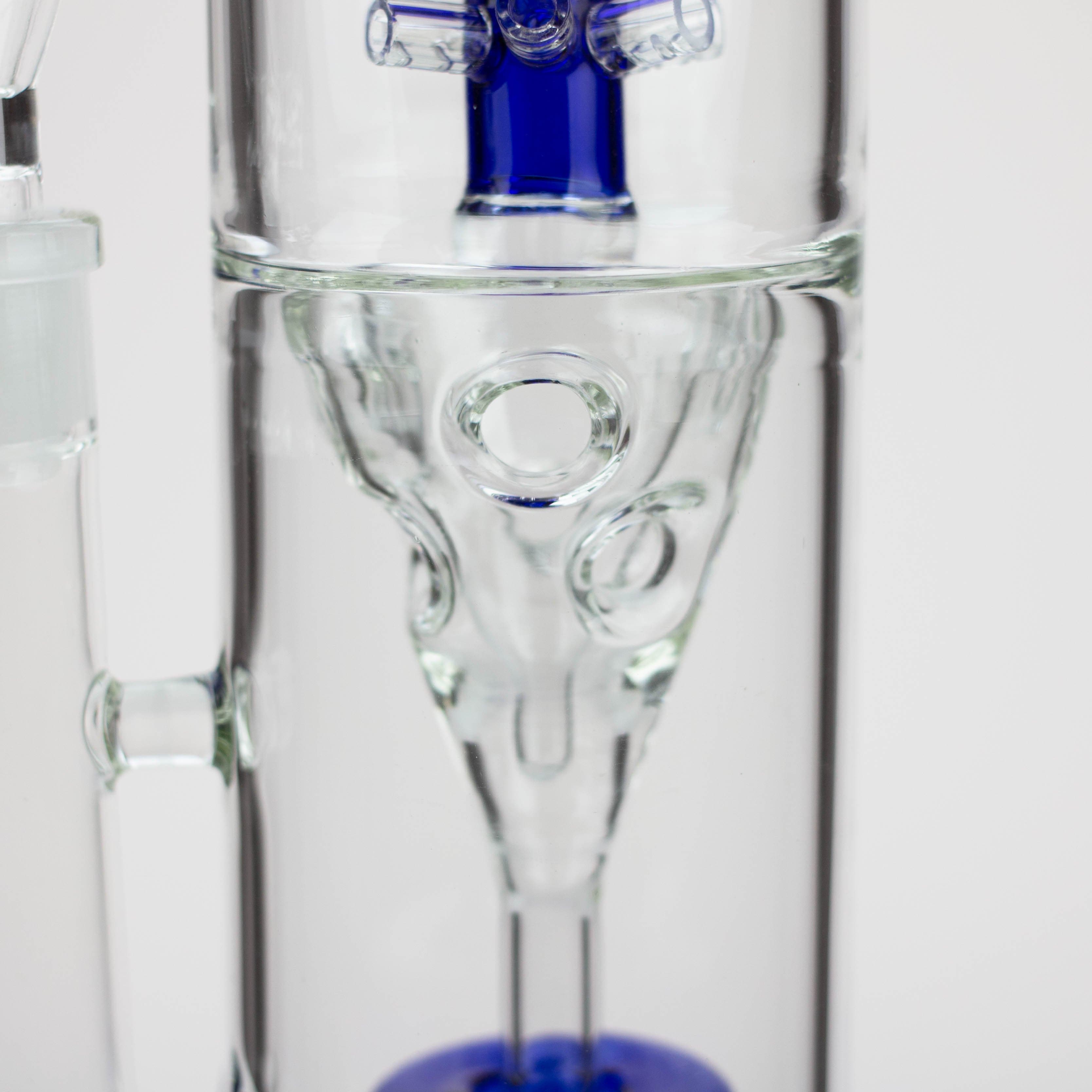 H2O Funnel glass water pipes 17"_2