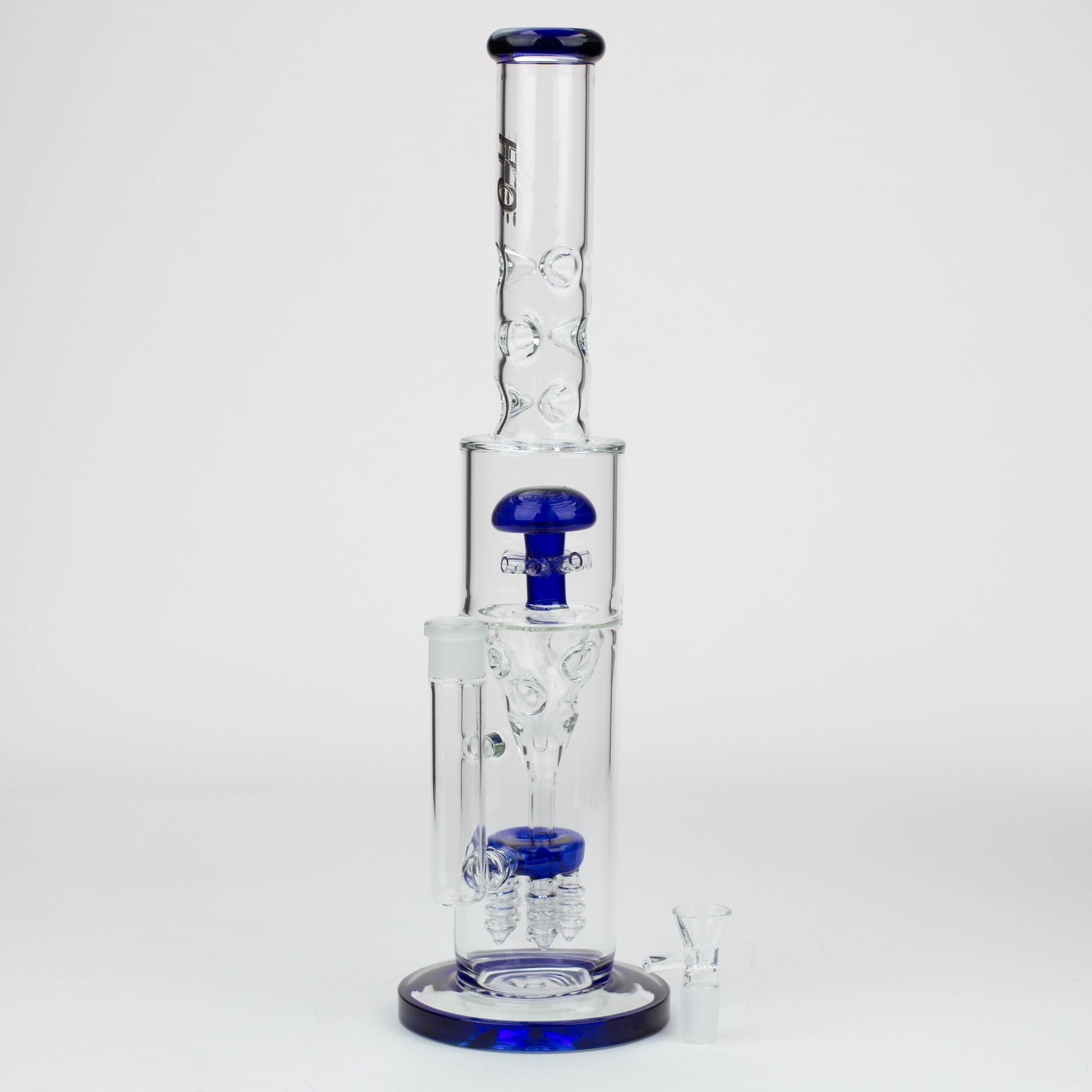 H2O Funnel glass water pipes 17"_4