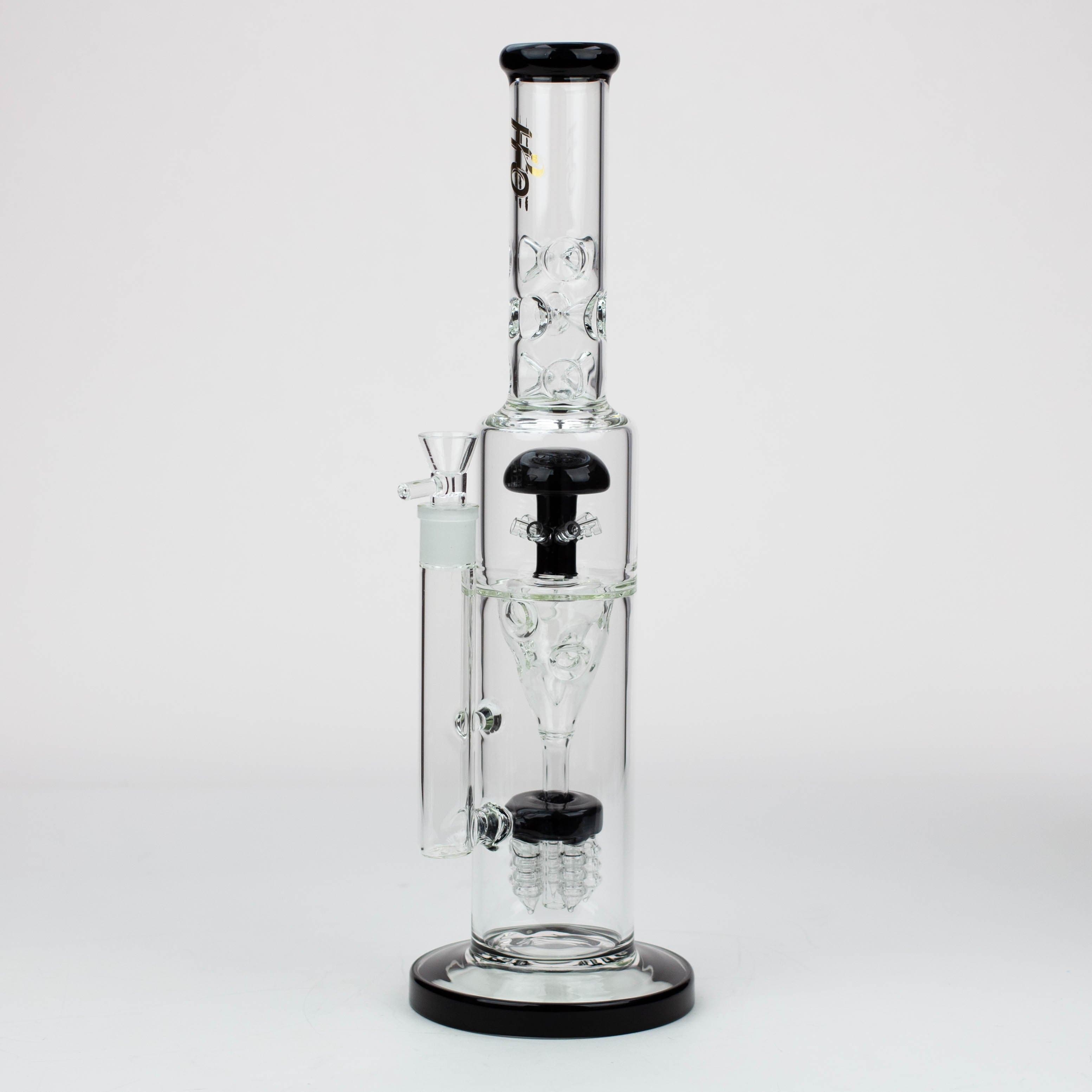 H2O Funnel glass water pipes 17"_6