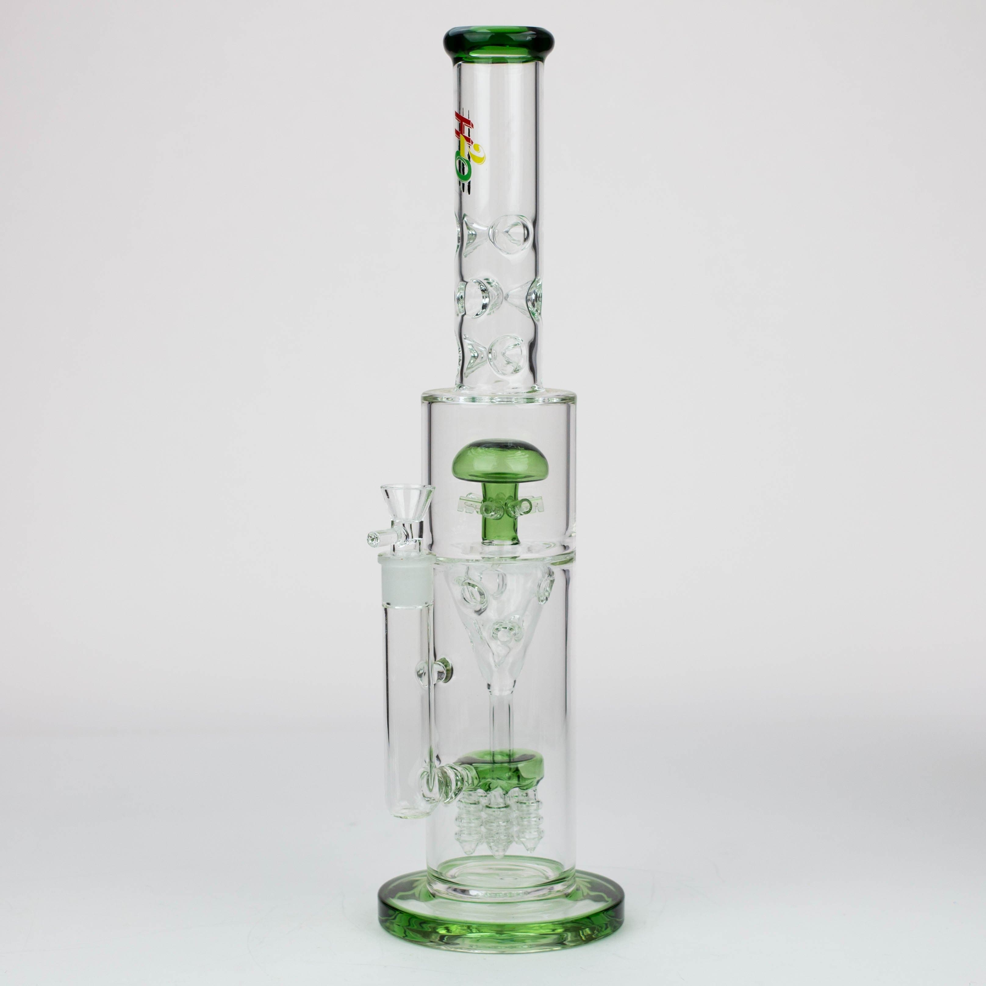 H2O Funnel glass water pipes 17"_7