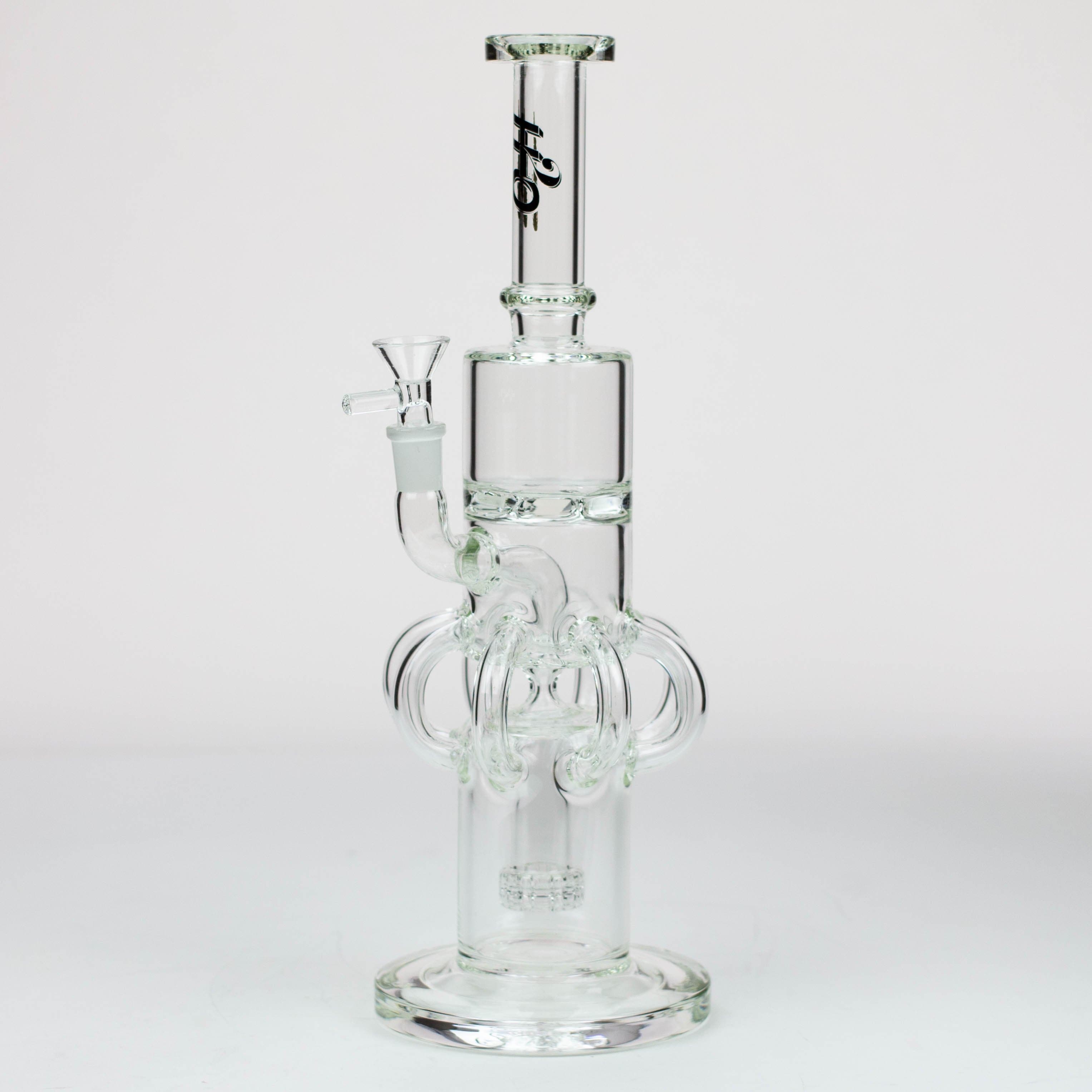 H2O Glass water recycle pipes 15"_0