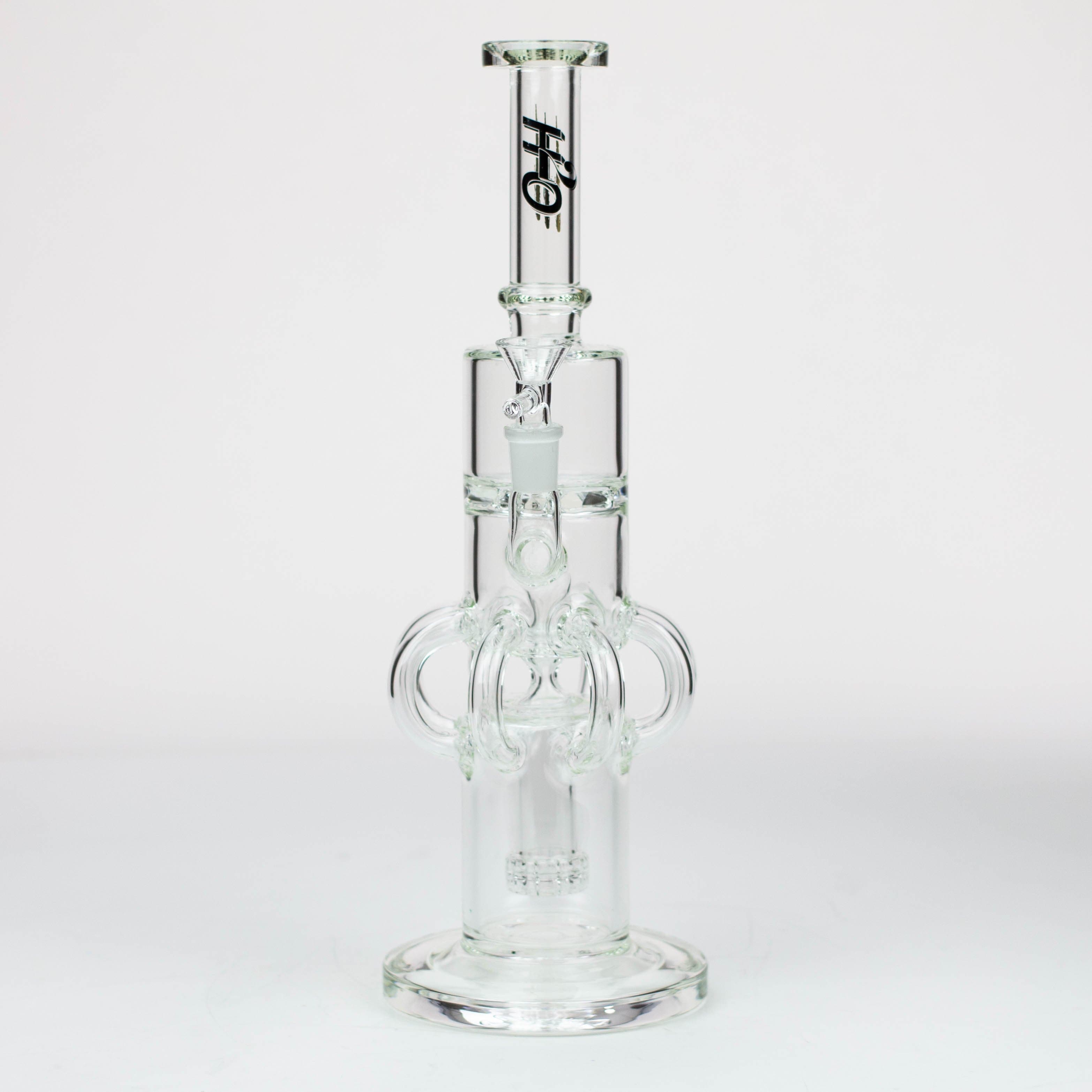 H2O Glass water recycle pipes 15"_8