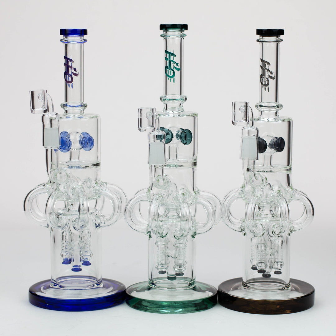 H2O  Glass water recycle pipes 20"_0