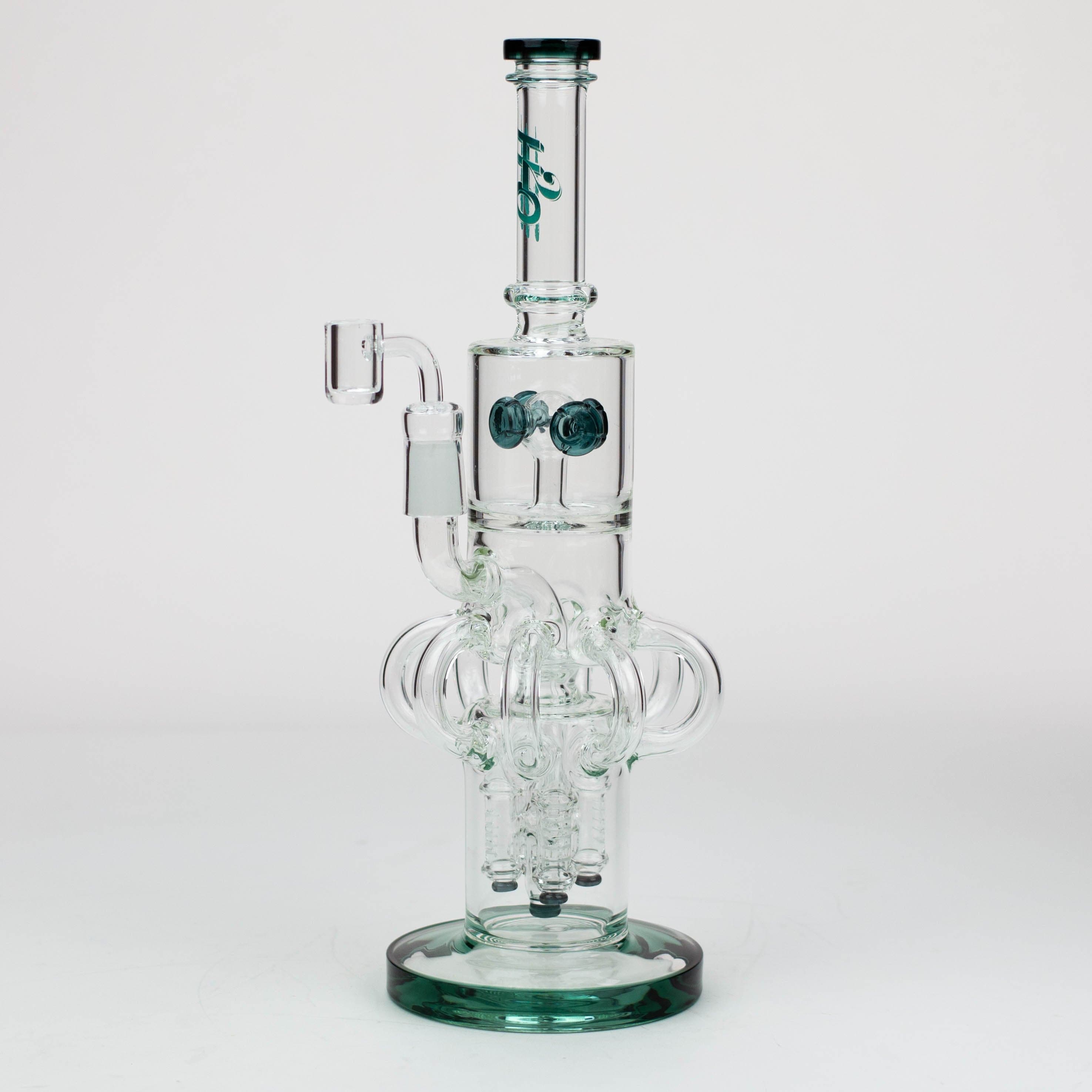 H2O  Glass water recycle pipes 20"_6