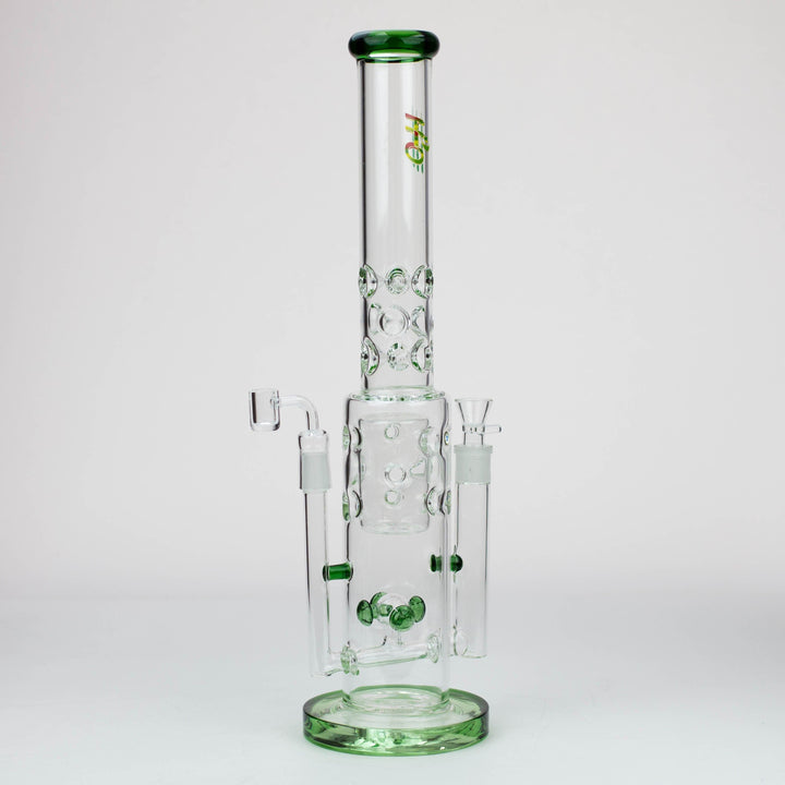 H2O 2-in-1 Double Joint glass water pipes 19"_5
