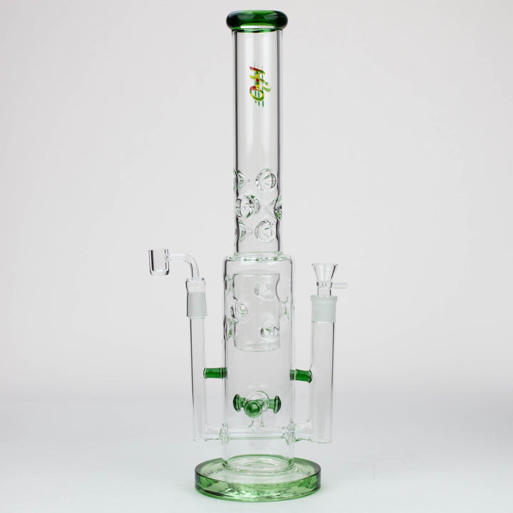 H2O 2-in-1 Double Joint glass water pipes 19"_8