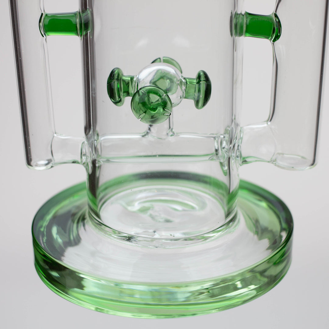 H2O 2-in-1 Double Joint glass water pipes 19"_12