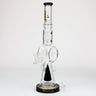 H2O Cone diffuser glass water pipes 18"