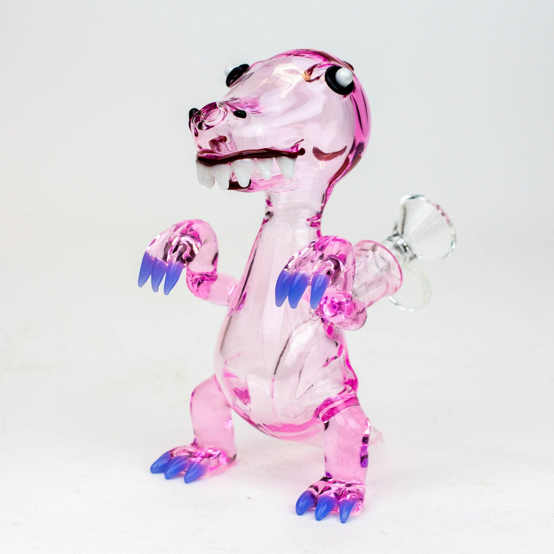 Dinosaur glass water pipes 6"_5