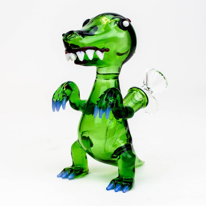 Dinosaur glass water pipes 6"_4