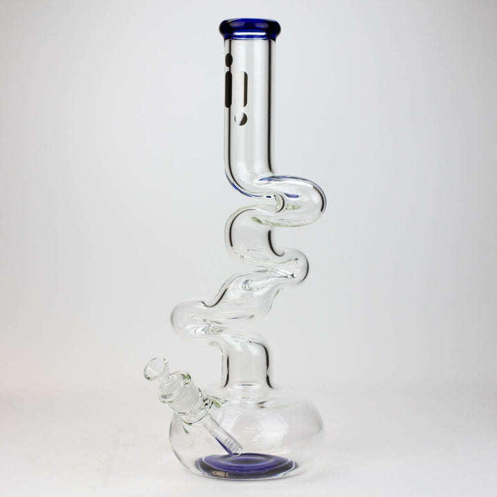 Infyniti 7mm kink zong glass pipes 17.5"_4