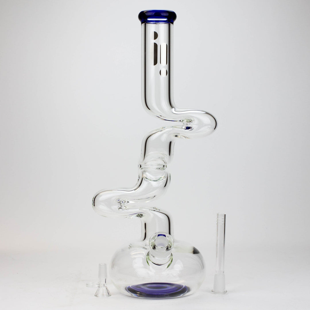 Infyniti 7mm kink zong glass pipes 17.5"_2
