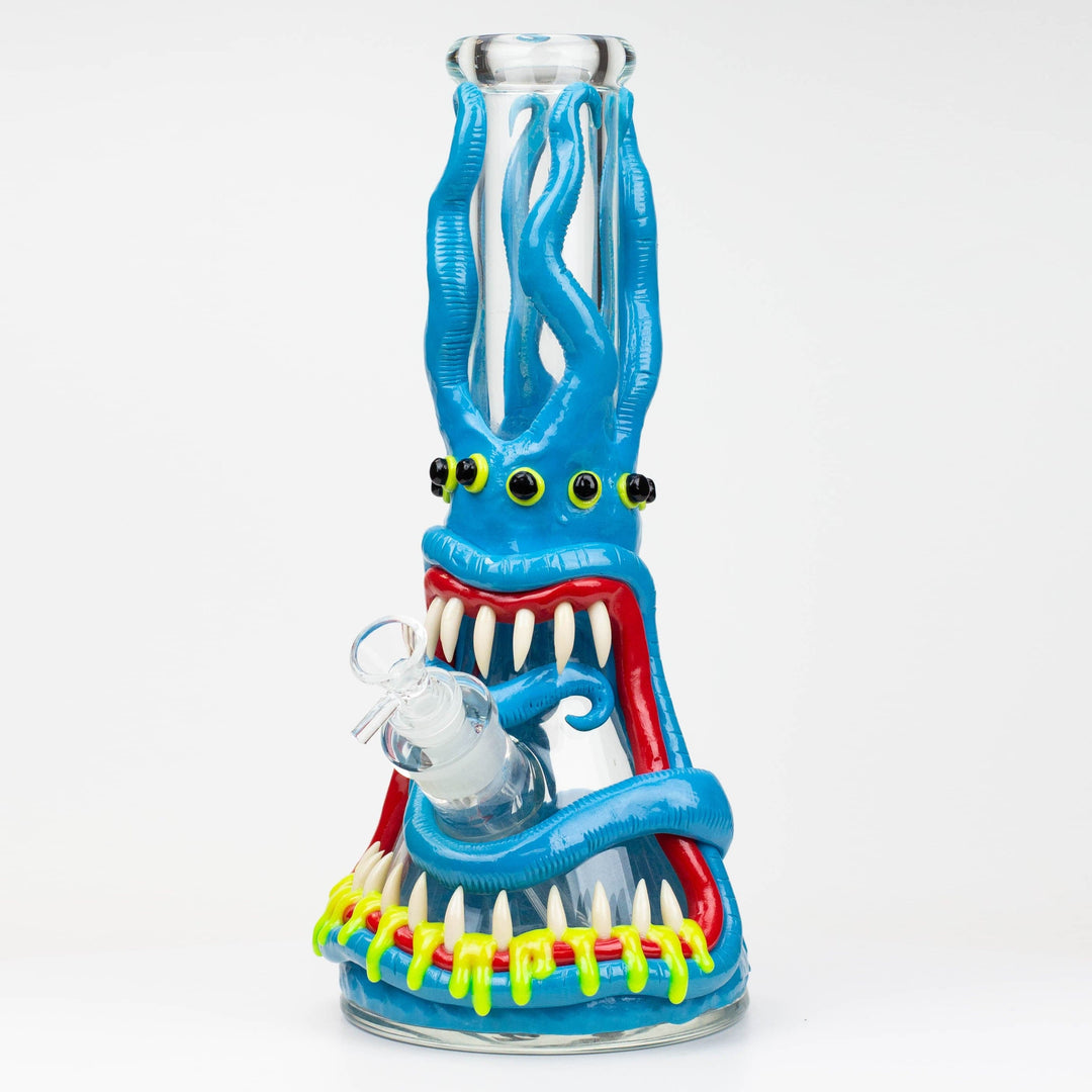 Resin 3D artwork 7mm glass beaker water pipes 12.5"_8