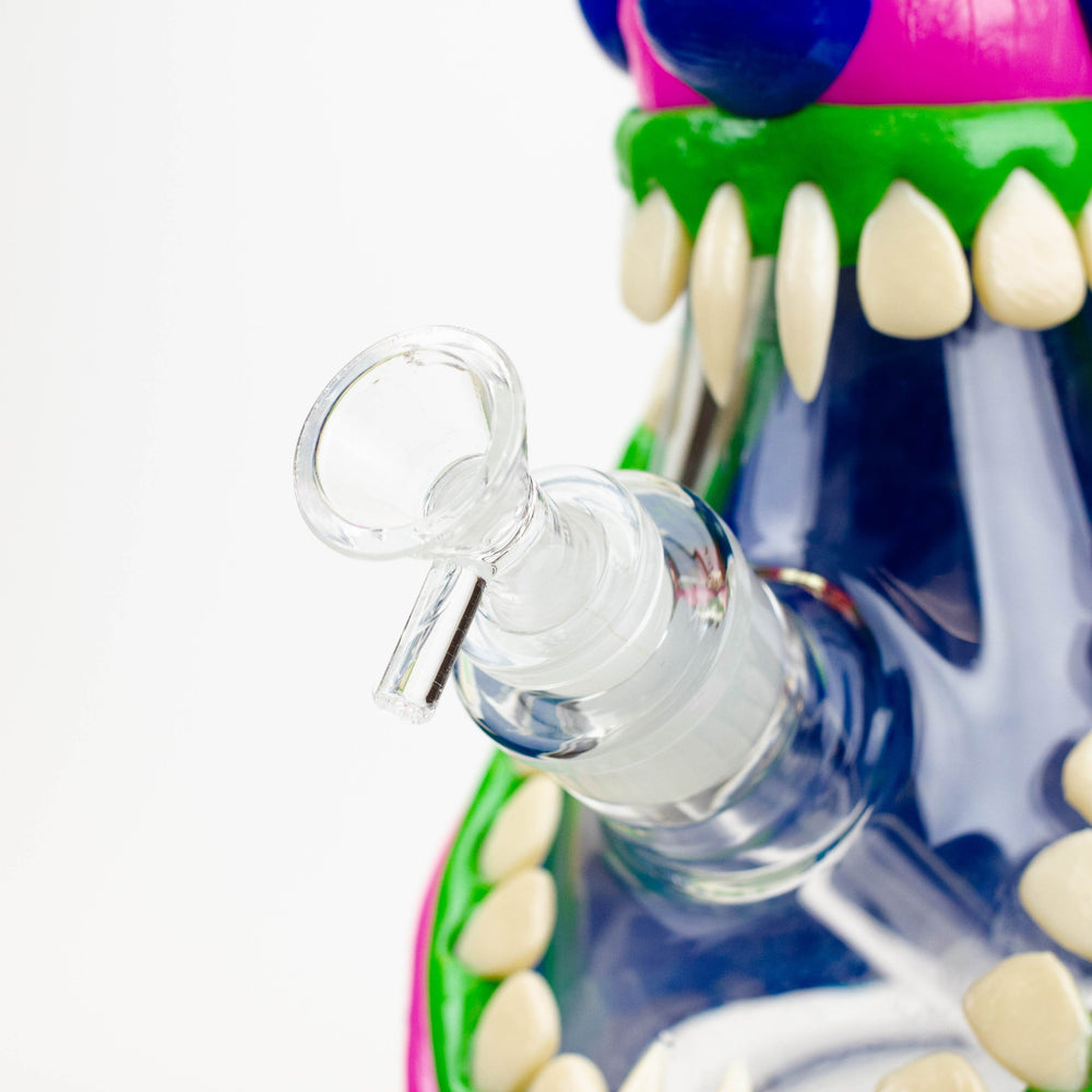 Resin 3D artwork 7mm glass beaker water pipes 12.5"_1