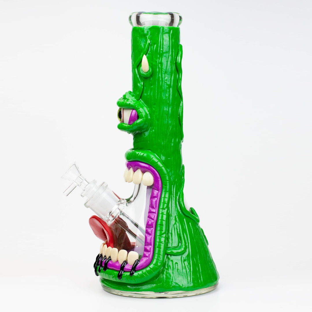 Resin 3D artwork 7mm glass beaker water pipes 12.5"_8