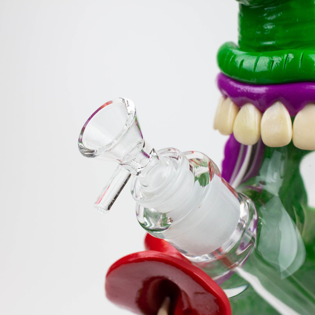 Resin 3D artwork 7mm glass beaker water pipes 12.5"_11