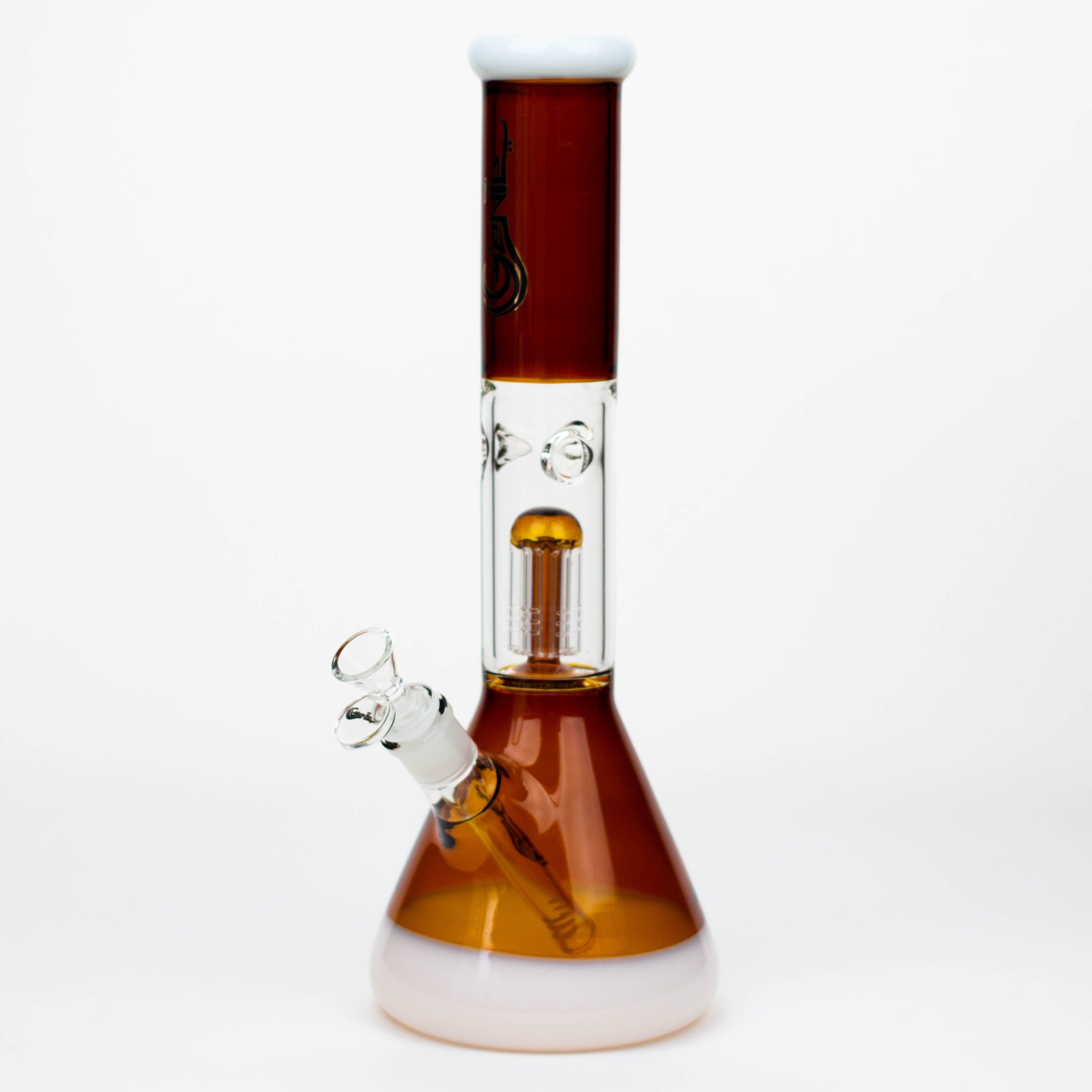 Genie tree arms two tone glass water pipes 14.5"_8