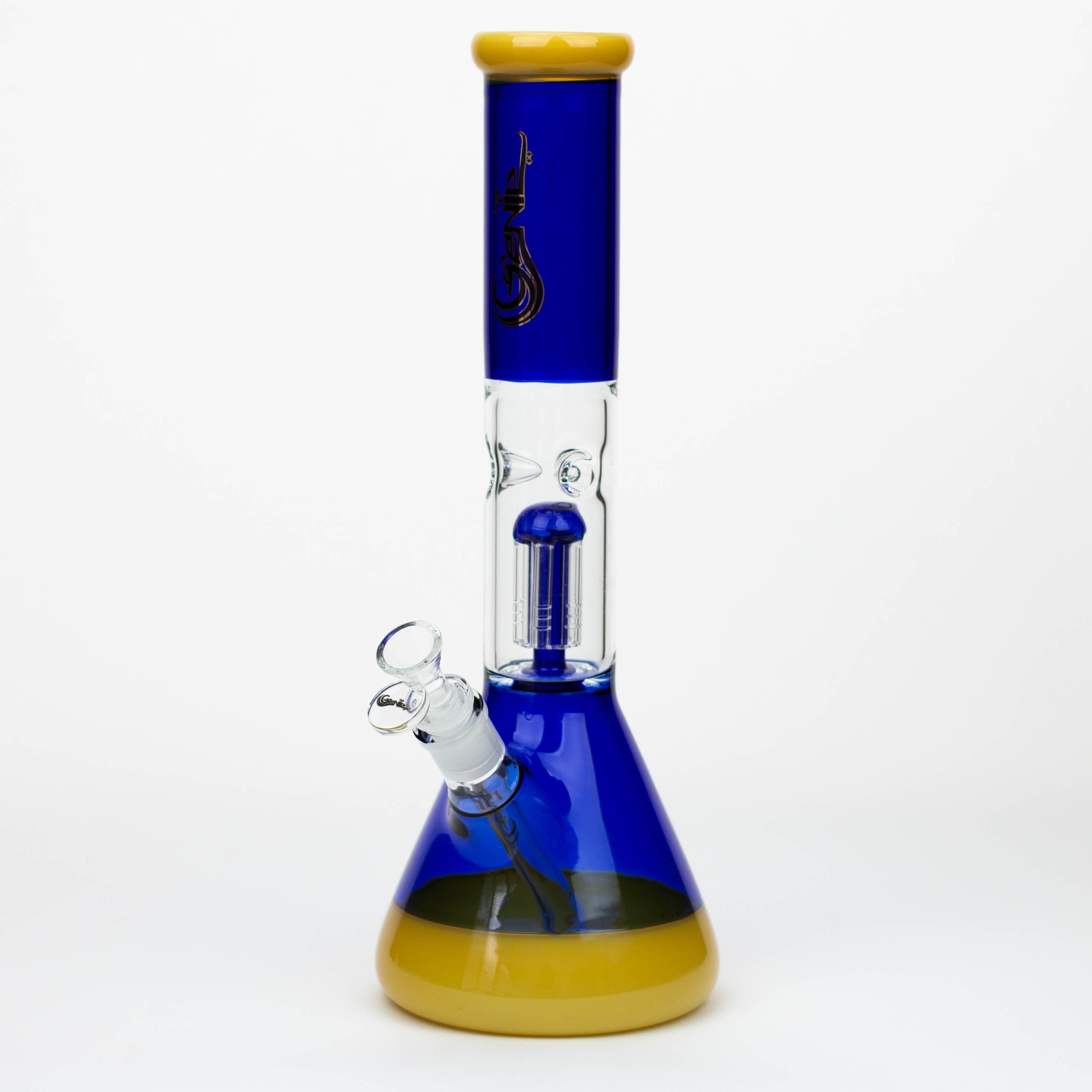 Genie tree arms two tone glass water pipes 14.5"_12