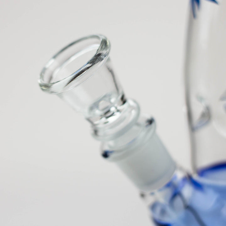 Color double ball glass water pipes_7