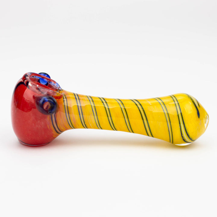 Soft glass hand pipe 4.5"_4