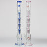 Xtreme Quad percolator 7 mm glass pipes 26"