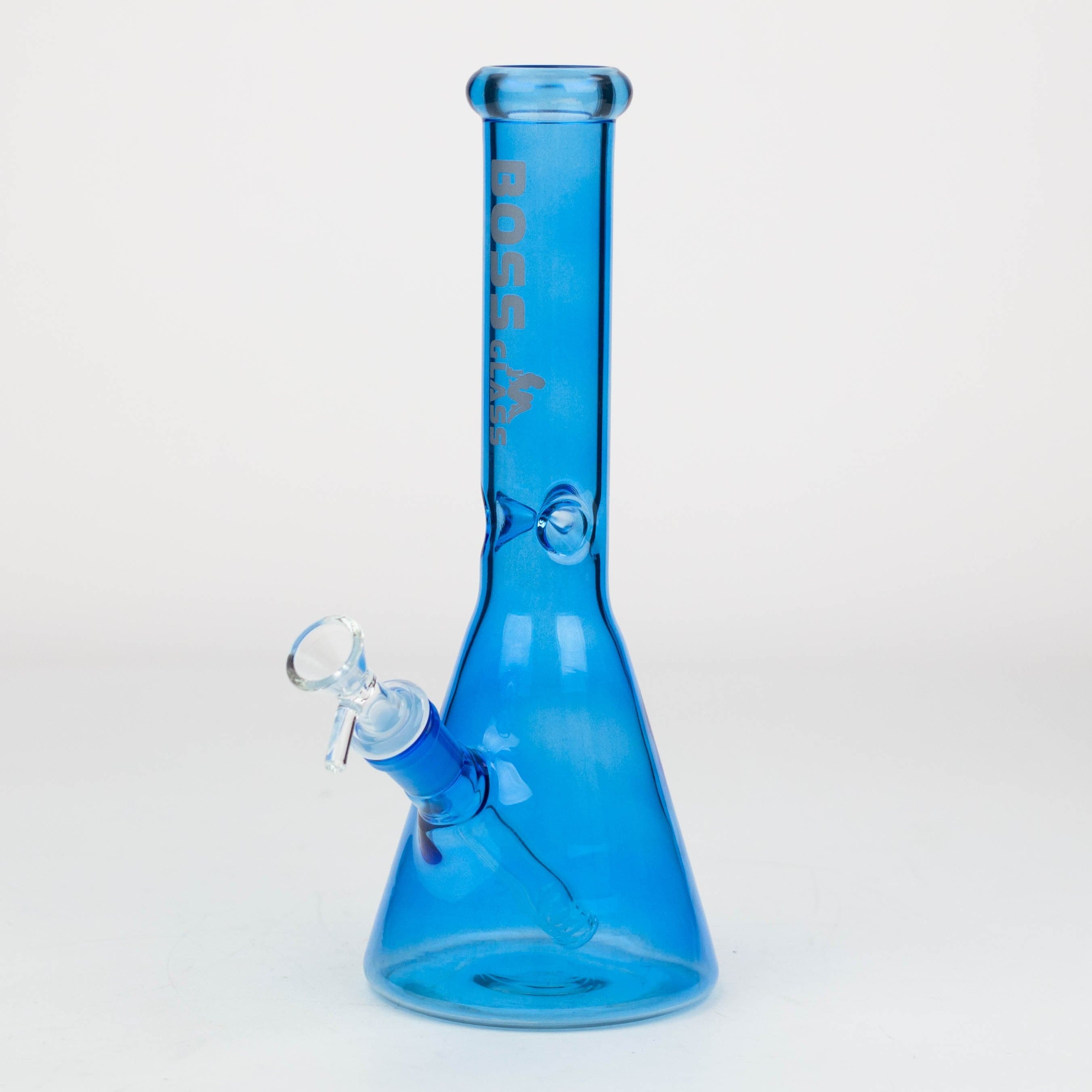 Boss blue glass pipes 10"_0