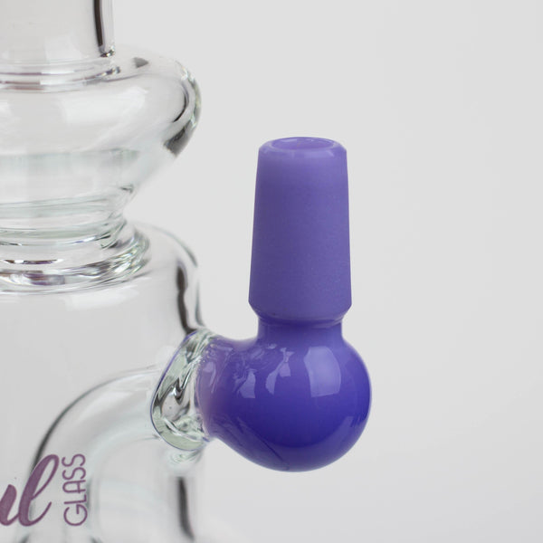 Gili Glass – Purple Clouds 6 Tree Perc Mini Bong