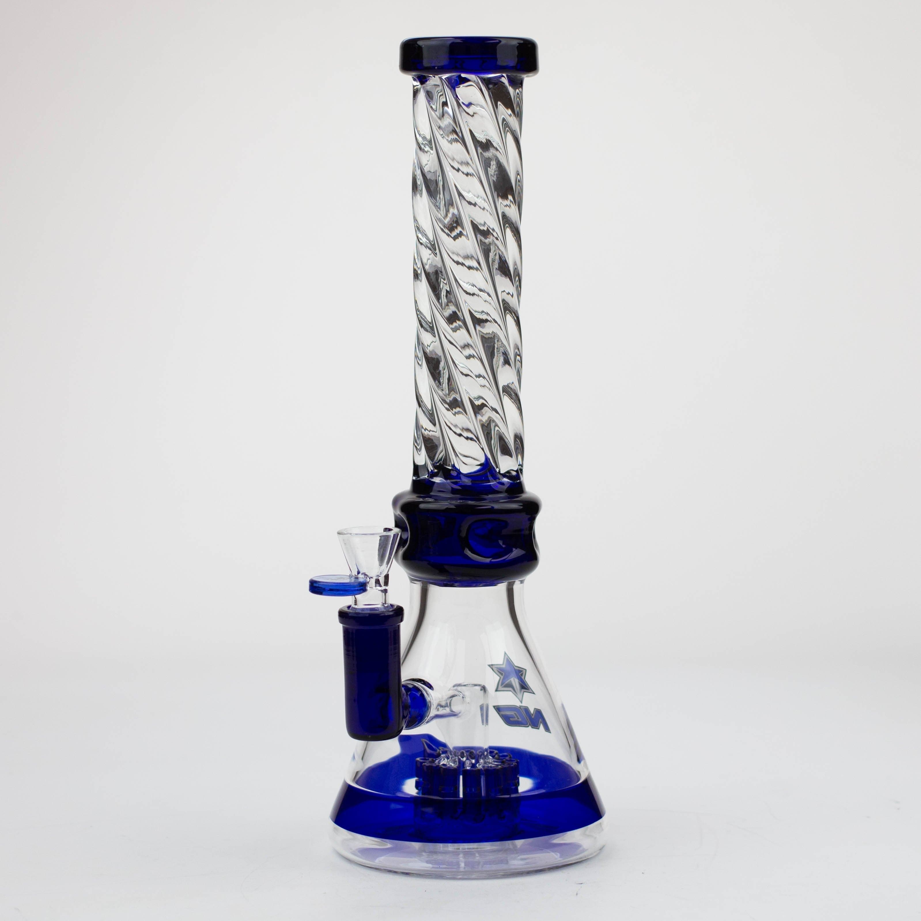 14 inch Spiral Tube Tree Perc Beaker NG – Mile High Glass Pipes