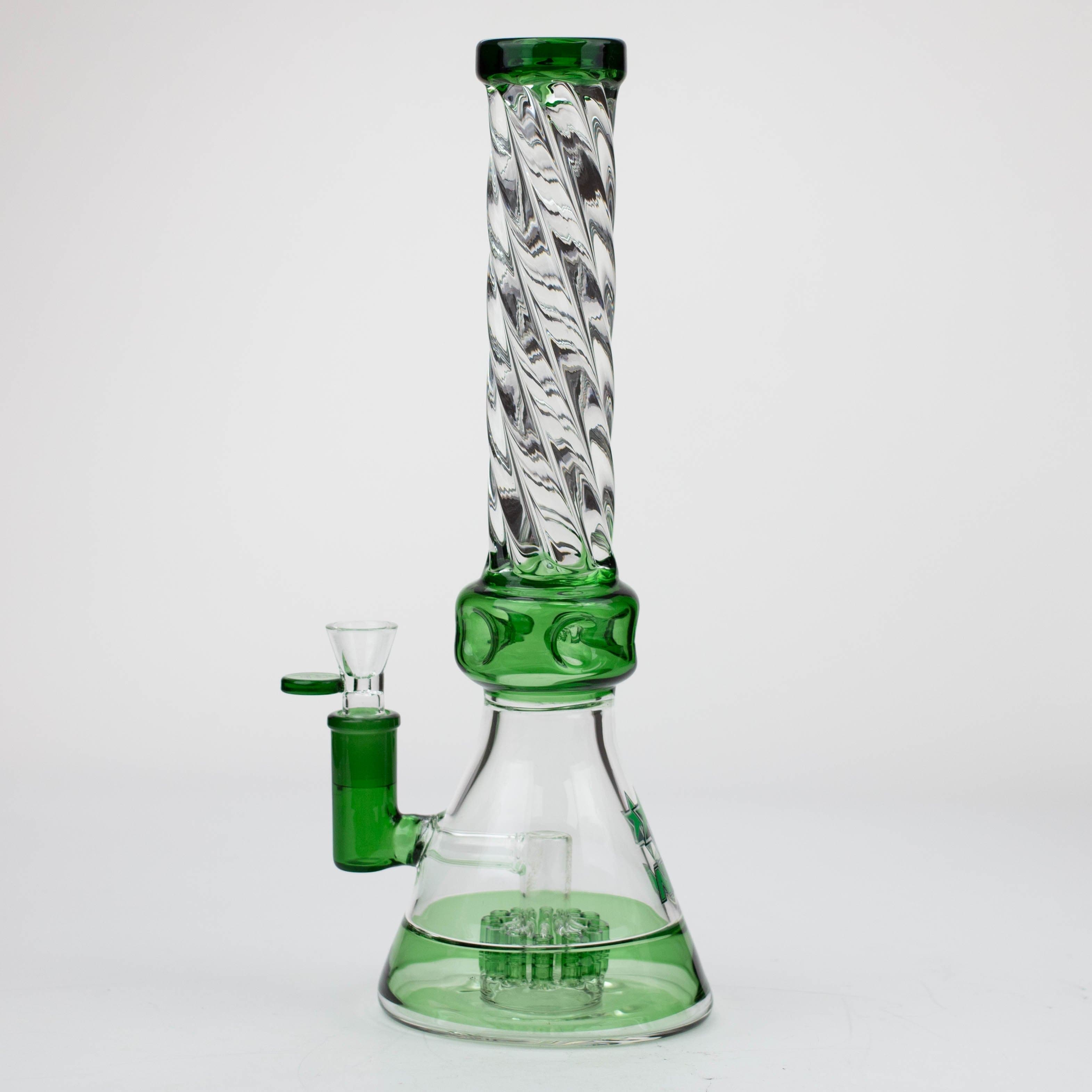 14 inch Spiral Tube Tree Perc Beaker NG – Mile High Glass Pipes