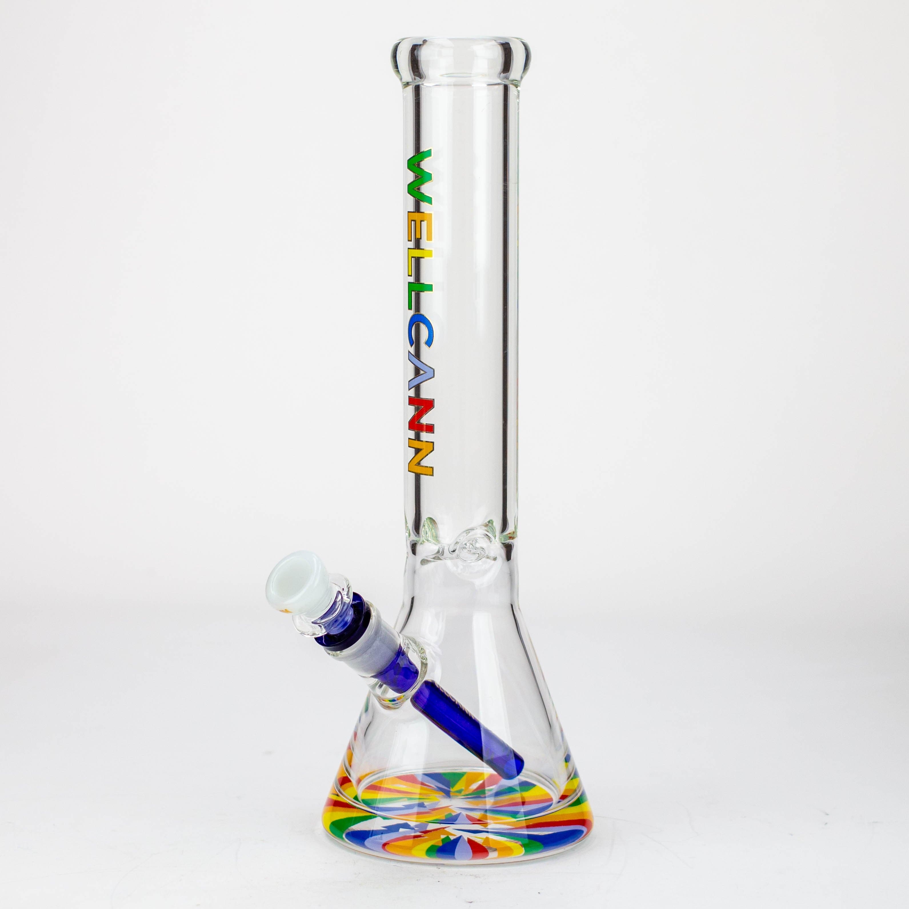 WellCann 14" 7 mm Thick beaker pipes with thick decal base_5