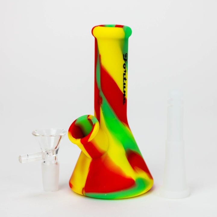 5" silicone mini beaker water pipes Assorted_5