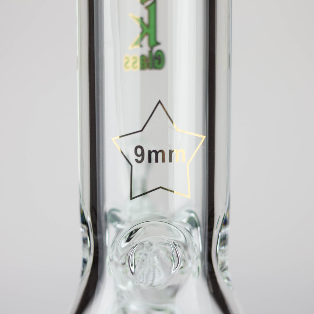 SPARK 9 mm glass beaker water pipes 12"_1