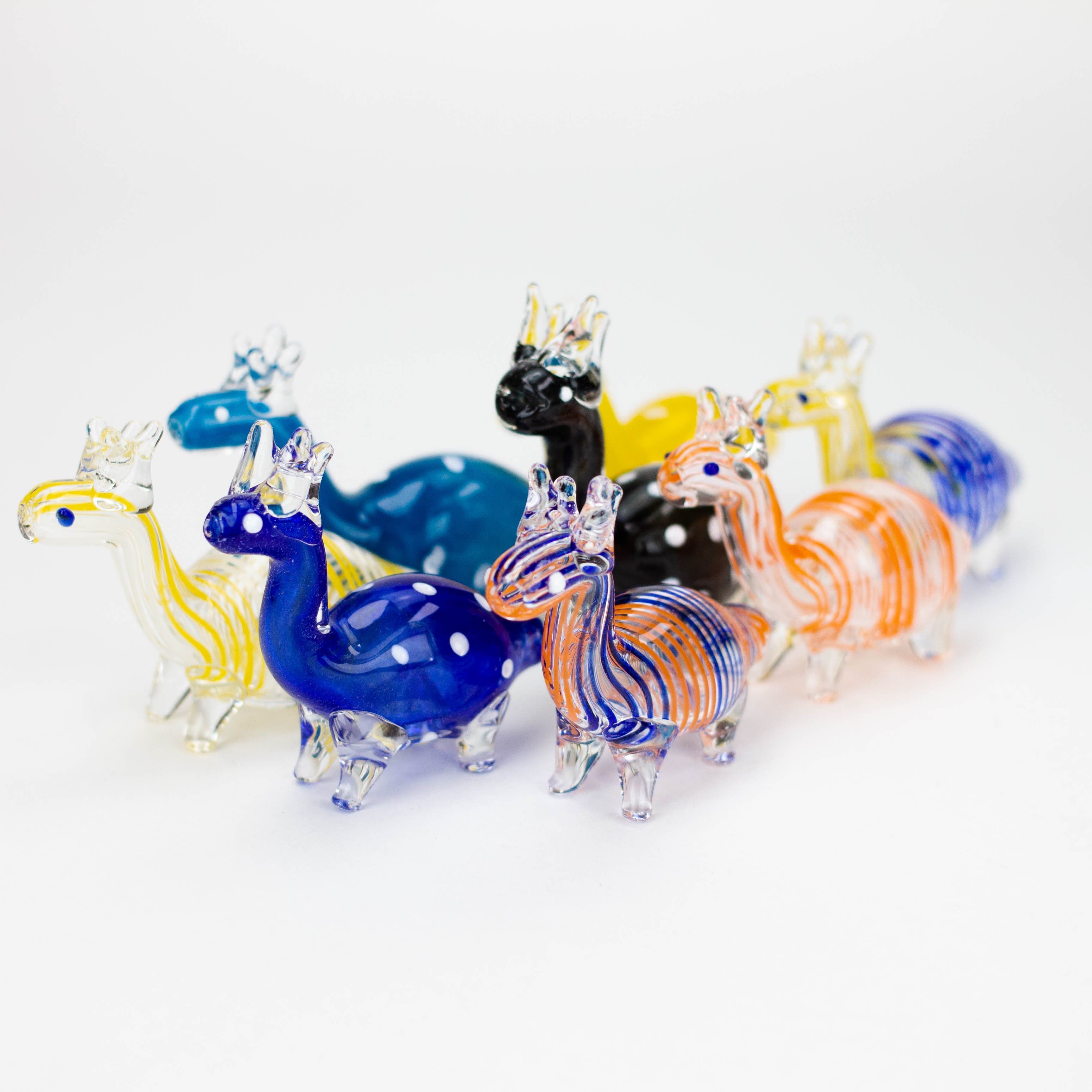 Standing Deer Small glass hand pipes_0