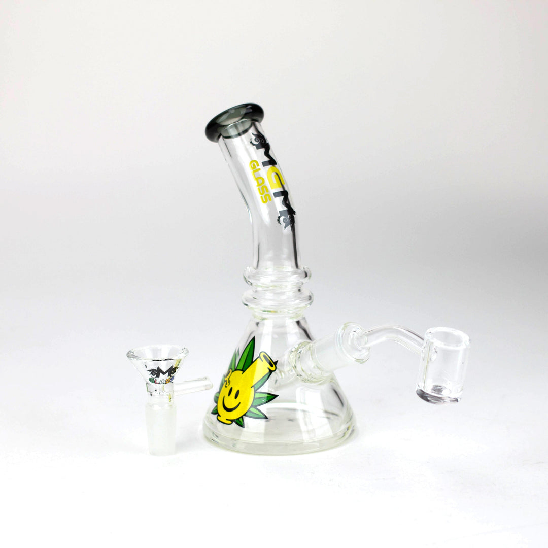 MGM Glass 2 in 1 bubbler with Graphic 6.3"_8