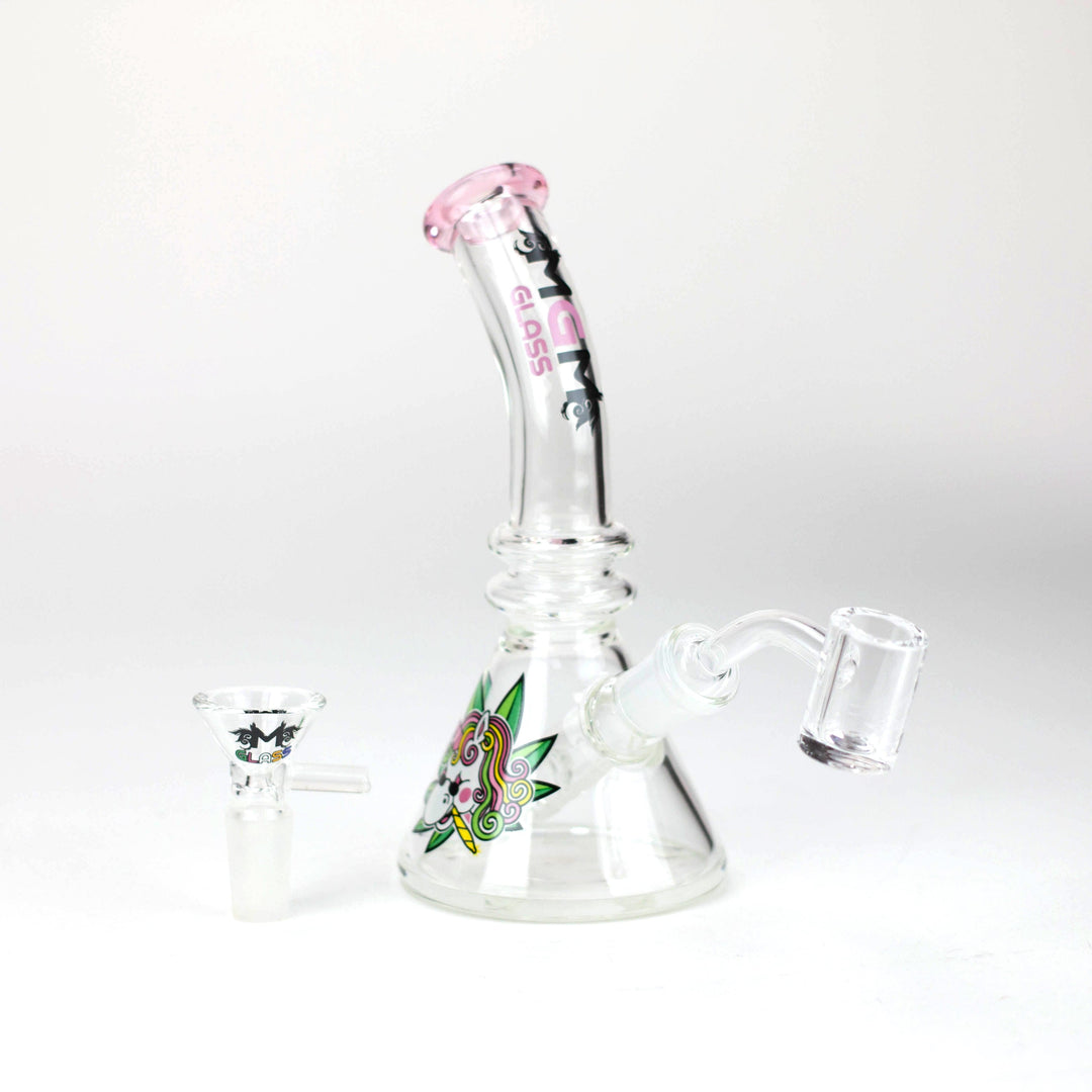 MGM Glass 2 in 1 bubbler with Graphic 6.3"_9