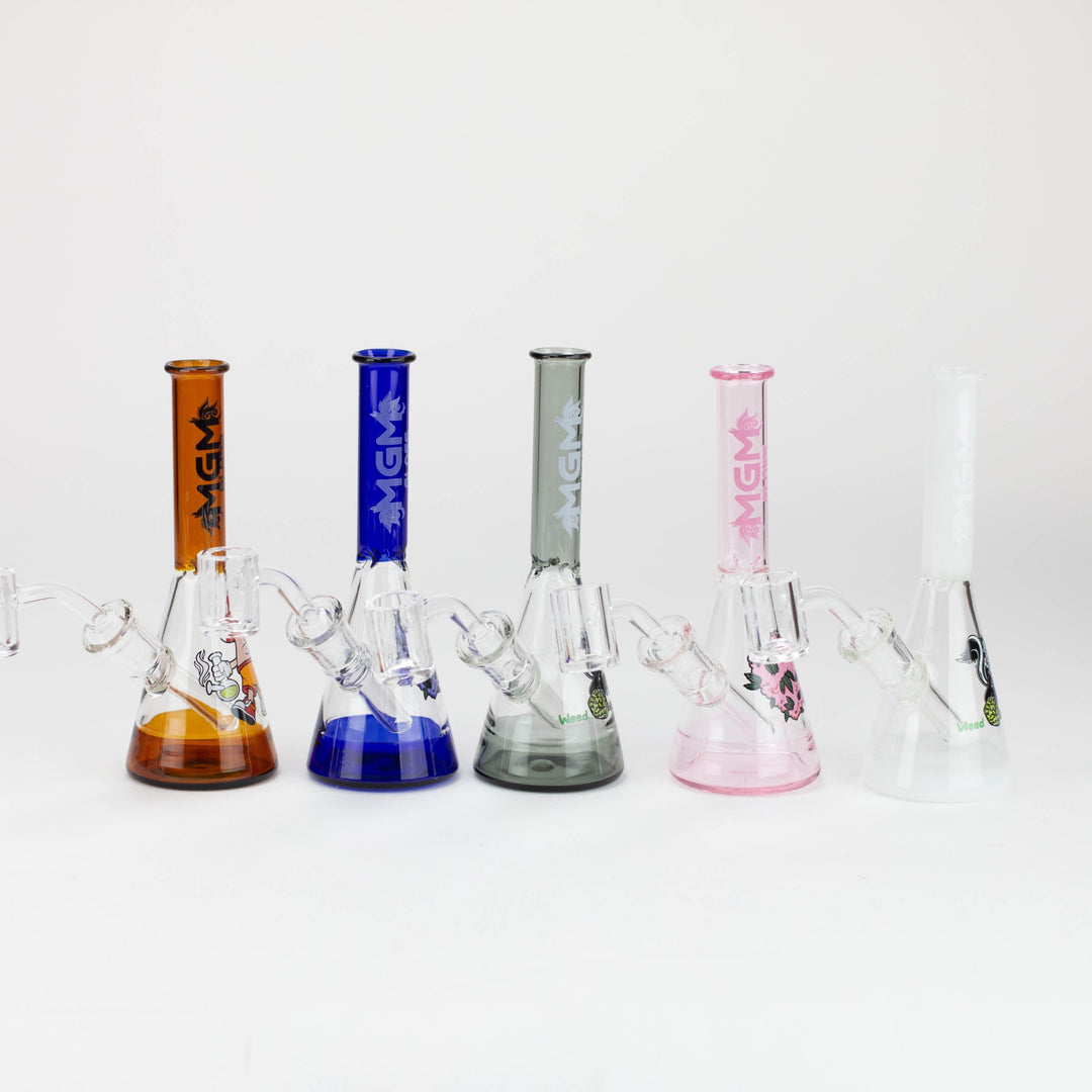 MGM Glass 2 in 1 bubbler with Logo 5.9"_0